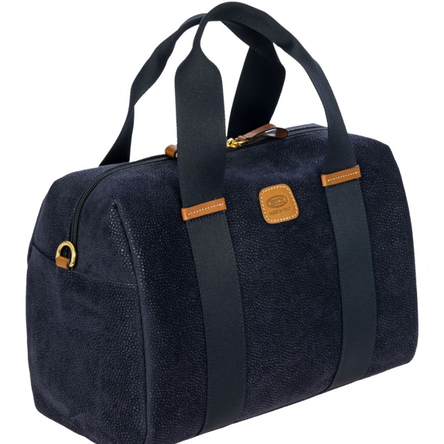 Borse Da Donna BRIC'S | Bric'S Life Borsa A Tracolla Da Donna, In Resistente Tessuto Blu, Made In Italy Blf05806.396