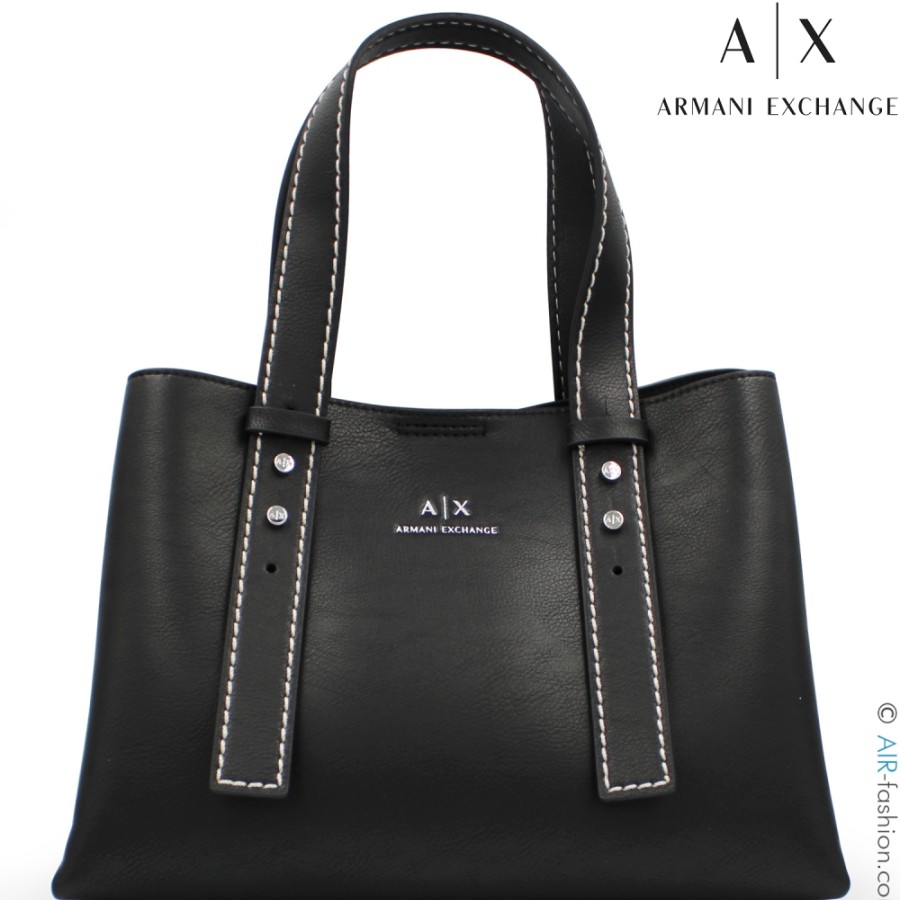 Borse Da Donna scambio Armani | Borsa Shopper Piccola Nera Armani Exchange 942975Cc749100020