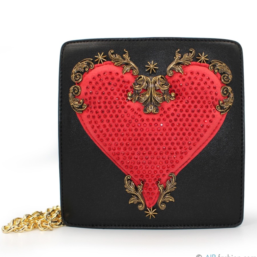 Borse Da Donna Braccialini | Braccialini Borsa A Tracolla Piccola A Tema Cuore B17432-Yy-818-Uni