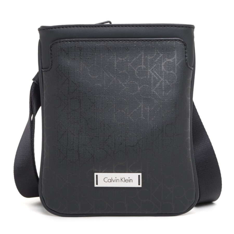 Borse Da Uomo CK Calvin Klein | Borsa A Tracolla Mini Ck Calvin Klein Da Uomo, Colore Nero, Con Motivo Loghi K50K502131-001