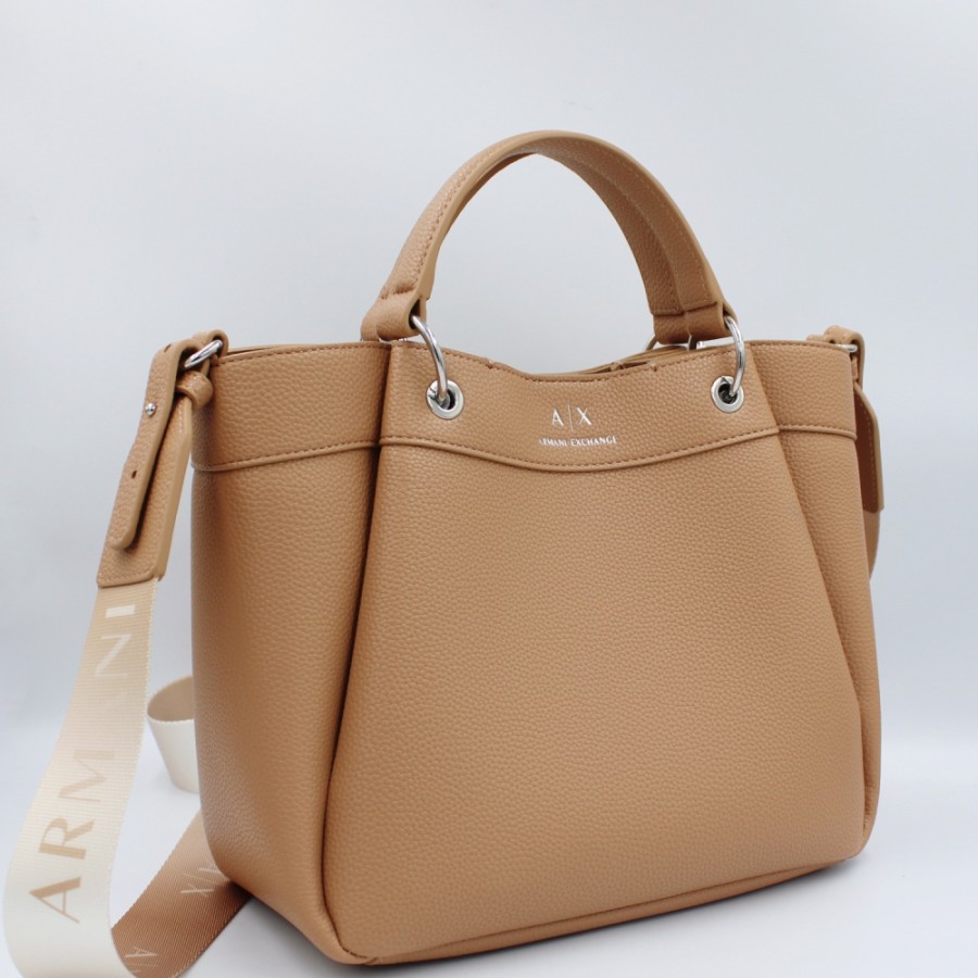 Borse Da Donna scambio Armani | Borsa Tote Mini Beige Armani Exchange 942911Cc783109052