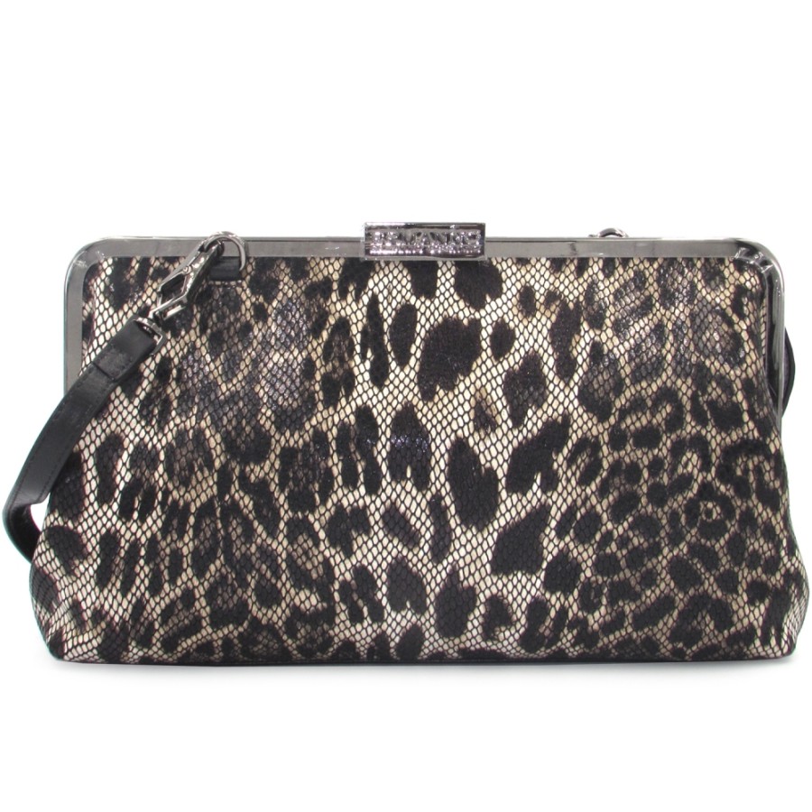 Borse Da Donna ERMANNO Ermanno Scervino | Ermanno Ermanno Scervino Pochette A Tracolla In Pelle Dallo Stile Retro Con Motivo Leopardato 12400462Leop