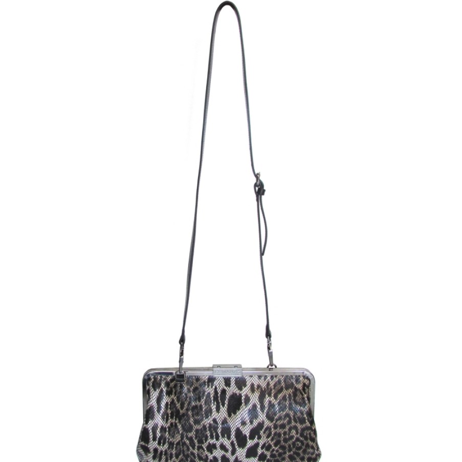 Borse Da Donna ERMANNO Ermanno Scervino | Ermanno Ermanno Scervino Pochette A Tracolla In Pelle Dallo Stile Retro Con Motivo Leopardato 12400462Leop