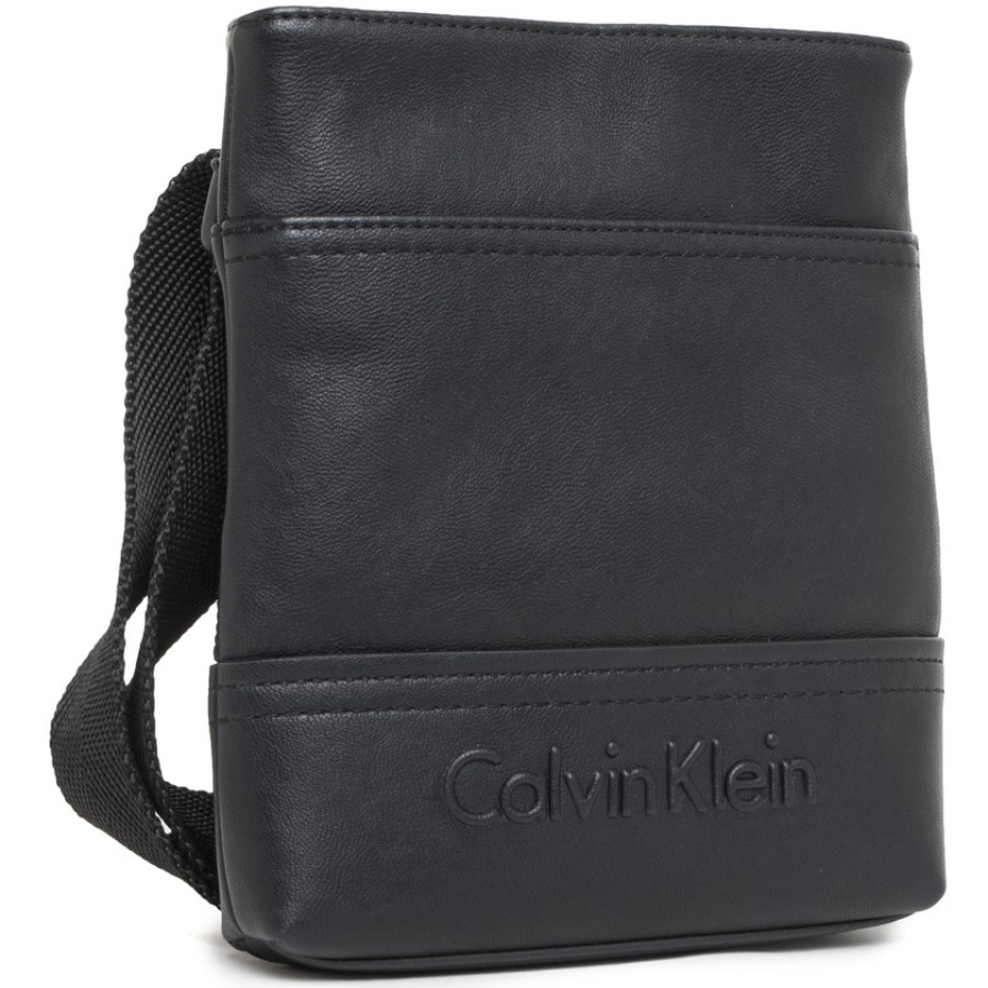 Borse Da Uomo CK Calvin Klein | Ck Calvin Klein Borsa A Tracolla Piatta Piccola Da Uomo Nera K50K502509-001