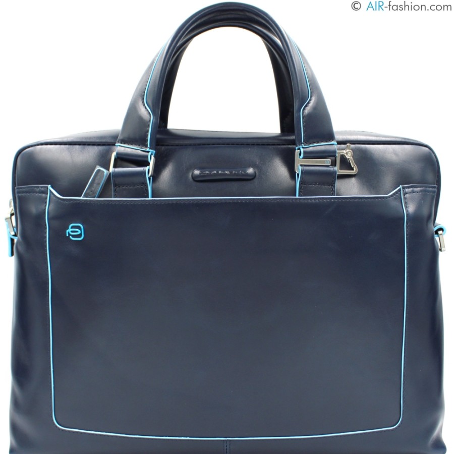 Borse Da Lavoro PIQUADRO | Borsa Piquadro Da Uomo Business In Pelle Blu Per Laptop Ca3335B2/Blu2