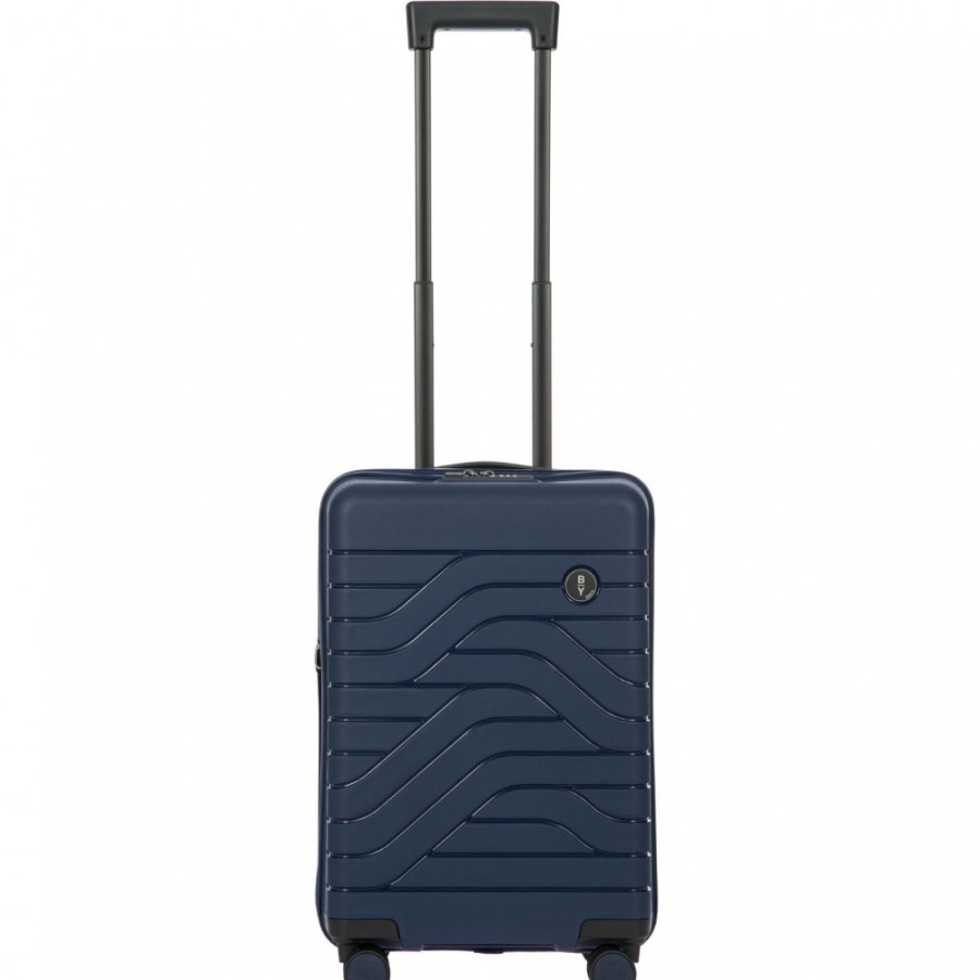 Bagagli: Borse Da Viaggio E Valigie BRIC'S BY | Bric'S By Ulisse Valigia Hardside Cabin Spinner Espandibile, Colore Blu Oceano, S B1Y08430.050