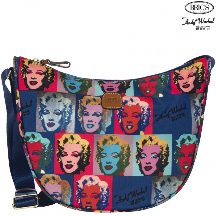 Borse Da Donna BRIC'S | Bric'S Collezione Andy Warhol Borsa A Tracolla Mezza Luna Con Marilyn Monroe Bbw05052.930