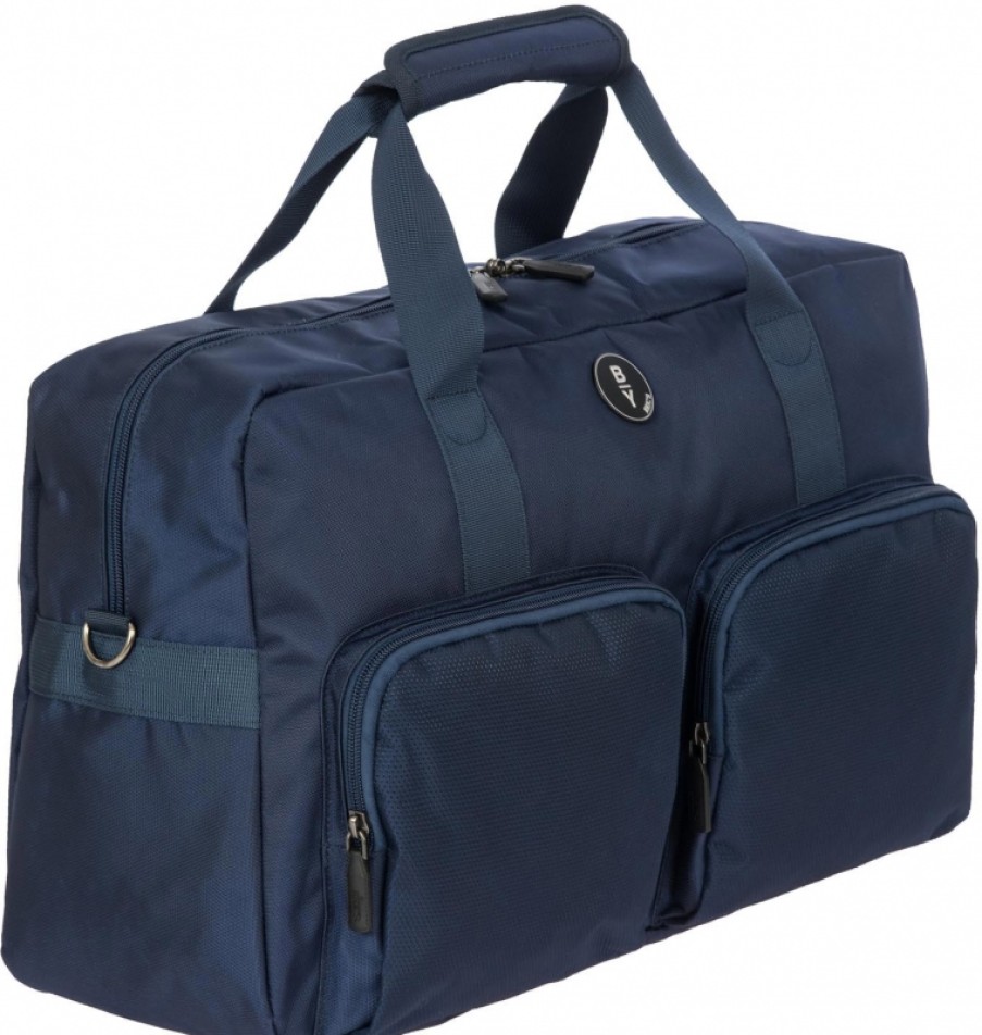 Borse Da Lavoro BRIC'S BY | Bric'S By Borsa Da Viaggio/Borsa Weekend In Poliammide Blu - Misura Media B2Y00260.050